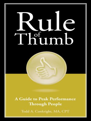 cover image of Rule of Thumb